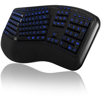 Clavier ergonomique rétroéclairé couleur Adesso AKB-150EB-FR AKB-150EB-FR
