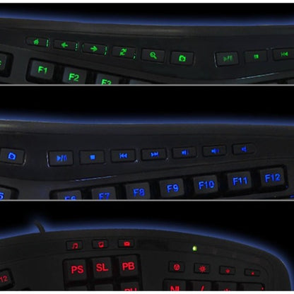 Clavier ergonomique rétroéclairé couleur Adesso AKB-150EB-FR AKB-150EB-FR