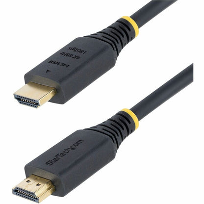 Câble HDMI haute vitesse certifié StarTech.com de 3 m (10 pi) de qualité supérieure, 4K 60 Hz/1440p 144 Hz, 18 Gbit/s, cordon HDMI 2.0 UHD, gaine TPE HDMI2-CABLE-4K60-10F