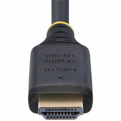 Câble HDMI haute vitesse certifié StarTech.com de 3 m (10 pi) de qualité supérieure, 4K 60 Hz/1440p 144 Hz, 18 Gbit/s, cordon HDMI 2.0 UHD, gaine TPE HDMI2-CABLE-4K60-10F