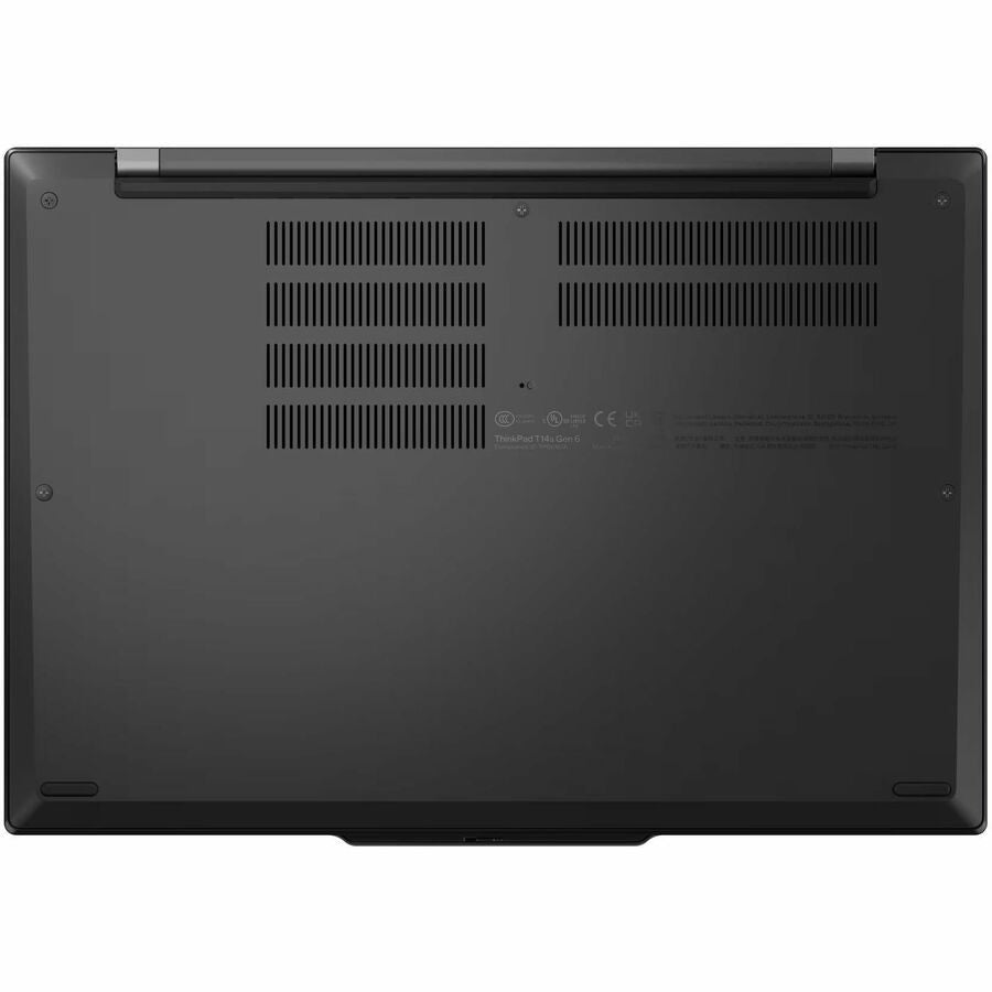 Ordinateur portable Lenovo ThinkPad T14s Gen 6 21N1002DCA 14" (355,60 mm) Copilot+ - WUXGA - Qualcomm Snapdragon X1P-42-100 - 16 Go - SSD 512 Go - Clavier français - Noir 21N1002DCA
