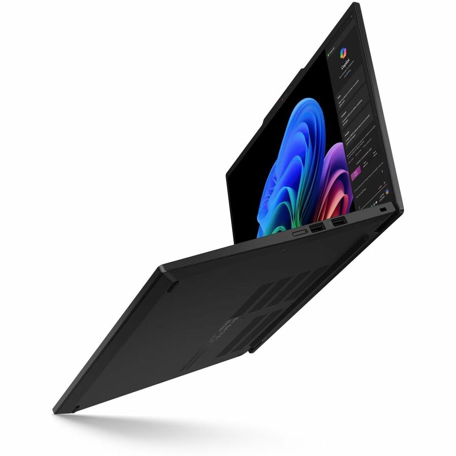 Ordinateur portable Lenovo ThinkPad T14s Gen 6 21N1002DCA 14" (355,60 mm) Copilot+ - WUXGA - Qualcomm Snapdragon X1P-42-100 - 16 Go - SSD 512 Go - Clavier français - Noir 21N1002DCA