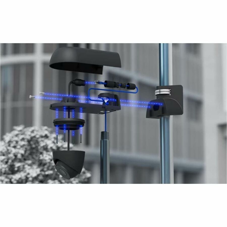 Bras de montage Ubiquiti pour caméra, dôme de caméra de sécurité - Noir UACC-CAMERA-AM-B