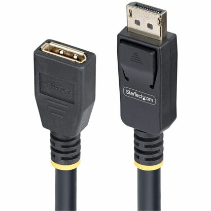StarTech.com 10ft (3m) DisplayPort 1.4 Extension Cable, DP 1.4 Port Saver Cable, 8K 60Hz, DisplayPort Extension Adapter Cord, Male to Female 10F-DP14-EXTEND-CBL