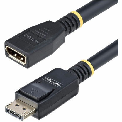StarTech.com 10ft (3m) DisplayPort 1.4 Extension Cable, DP 1.4 Port Saver Cable, 8K 60Hz, DisplayPort Extension Adapter Cord, Male to Female 10F-DP14-EXTEND-CBL