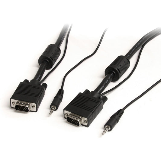 Câble coaxial VGA haute résolution StarTech.com de 4,6 m avec audio HD15 M/M MXTHQMM15A