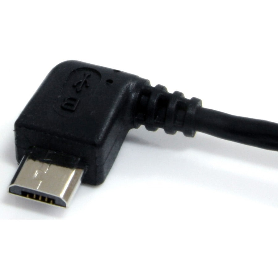 Câble micro USB StarTech.com de 0,9 m - A vers Micro B coudé vers la gauche UUSBHAUB3LA