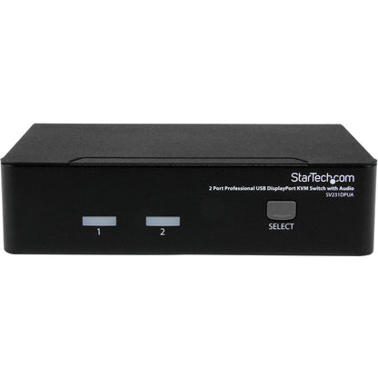 Commutateur KVM DisplayPort USB 2 ports avec audio StarTech.com SV231DPUA
