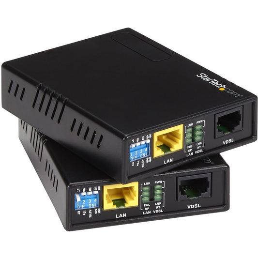 Kit d'extension Ethernet 10/100 VDSL2 StarTech.com sur câble à paire simple - 1 km 110VDSLEXT