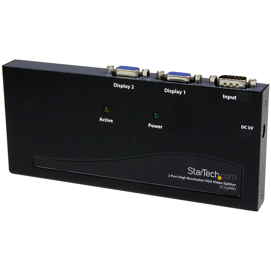 StarTech.com Répartiteur vidéo VGA haute résolution à 2 ports - 350 MHz ST122PRO