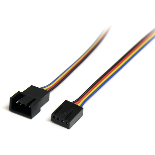 Câble d'extension d'alimentation pour ventilateur StarTech.com 30,5 cm à 4 broches FAN4EXT12
