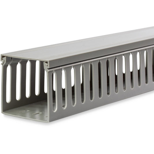 StarTech.com Gestion des câbles pour rack de serveur - 3 x 3 pouces - Chemin de câbles réseau et de données à fente ouverte - Gestion des câbles avec gaine (AD3X3) AD3X3