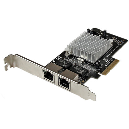 StarTech.com Adaptateur réseau double port PCI Express (PCIe x4) Gigabit Ethernet pour serveur - Carte réseau Intel i350 ST2000SPEXI
