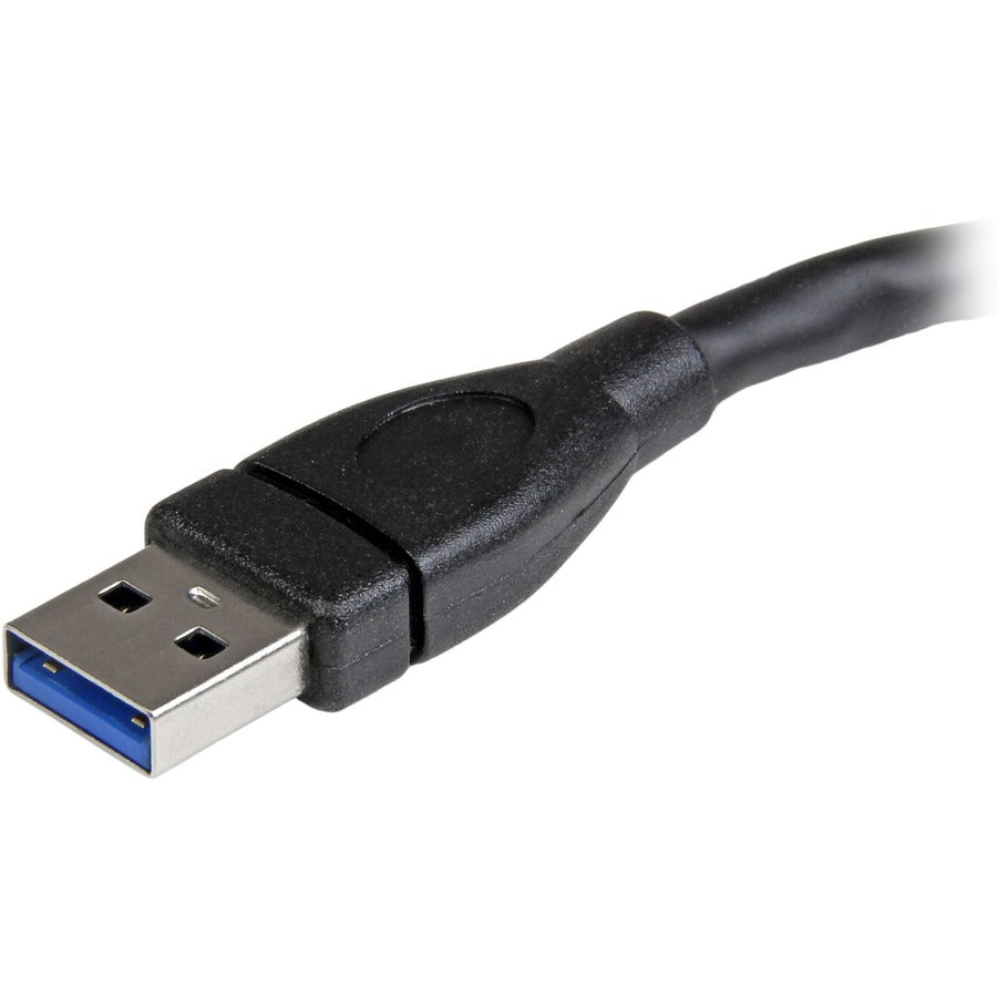 StarTech.com Câble adaptateur d'extension USB 3.0 (5 Gbit/s) A vers A de 15 cm - Noir - M/F USB3EXT6INBK