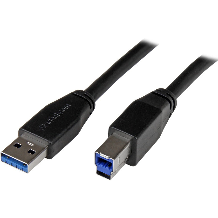 Câble USB-A vers USB-B actif USB 3.0 (5 Gbit/s) de 10 m StarTech.com - M/M - Câble USB A vers B - USB 3.2 Gen 1 USB3SAB10M