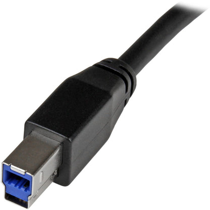 Câble USB-A vers USB-B actif USB 3.0 (5 Gbit/s) de 10 m StarTech.com - M/M - Câble USB A vers B - USB 3.2 Gen 1 USB3SAB10M