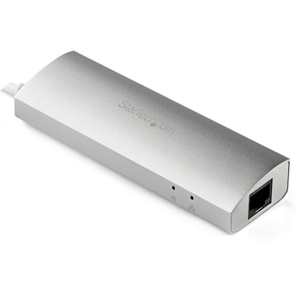 StarTech.com Hub USB 3 ports avec Ethernet, ports USB-A, Gigabit Ethernet/GbE, USB 5 Gbit/s, alimentation par bus, hub USB 3.0 pour ordinateur portable ST3300G3UA