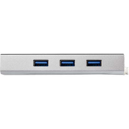 StarTech.com Hub USB 3 ports avec Ethernet, ports USB-A, Gigabit Ethernet/GbE, USB 5 Gbit/s, alimentation par bus, hub USB 3.0 pour ordinateur portable ST3300G3UA