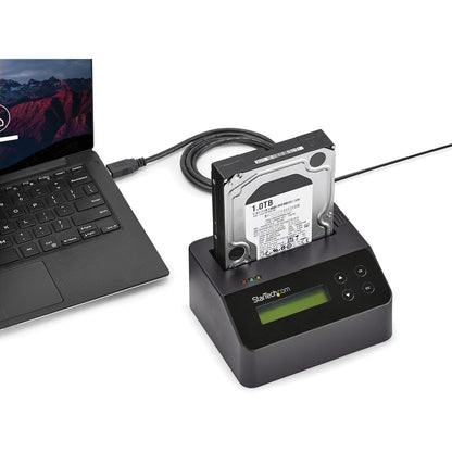 StarTech.com Effaceur de disque dur, Désinfectant pour disque dur/SSD autonome, 4Kn, Station d'effacement sécurisée pour disque dur, Outil d'effacement matériel, Conforme TAA SDOCK1EU3P2