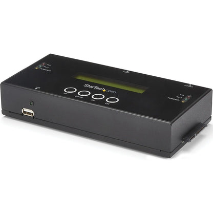 StarTech.com Duplicateur et effaceur de disque dur autonome 1:1, cloneur/copieur de disque dur/SSD SAS/SATA et effaceur/désinfecteur/nettoyeur de disque, sans outil SATSASDUPE11