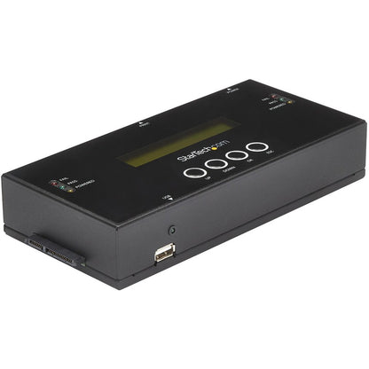 StarTech.com Duplicateur et effaceur de disque dur autonome 1:1, cloneur/copieur de disque dur/SSD SAS/SATA et effaceur/désinfecteur/nettoyeur de disque, sans outil SATSASDUPE11