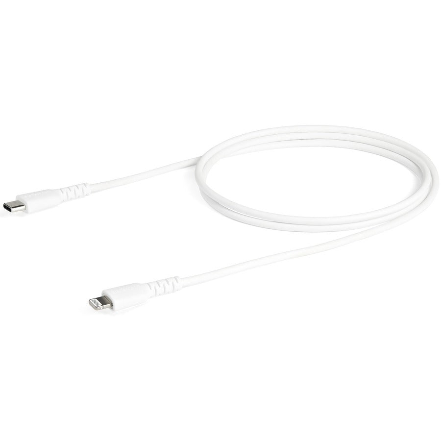 Câble USB-C vers Lightning durable de 1 m de StarTech.com, câble de charge/synchronisation robuste et résistant pour Apple iPhone/iPad certifié MFi RUSBCLTMM1MW