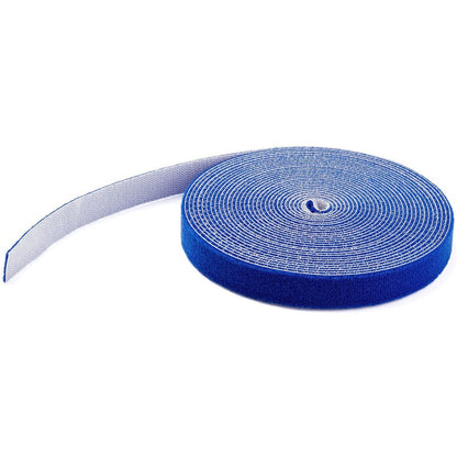 StarTech.com Rouleau de 25 pieds de bande auto-agrippante - Bleu - Gestion des câbles (HKLP25BL) HKLP25BL