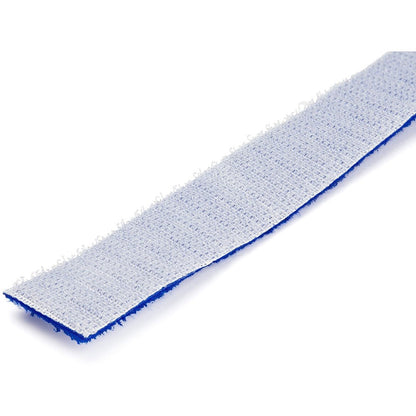 StarTech.com Rouleau de 25 pieds de bande auto-agrippante - Bleu - Gestion des câbles (HKLP25BL) HKLP25BL