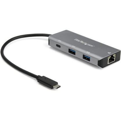 StarTech.com Hub USB C 3 ports avec Gigabit Ethernet - 2 x USB-A/1 x USB-C - Hub USB 3.2 Gen 2 Type C SuperSpeed ​​10 Gbit/s - Alimentation par bus USB HB31C2A1CGB