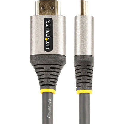 Câble HDMI 2.0 certifié de qualité supérieure StarTech.com de 3 m, câble HDMI haute vitesse Ultra HD 4K 60 Hz avec Ethernet, HDR10, cordon de moniteur HDMI UHD HDMMV3M