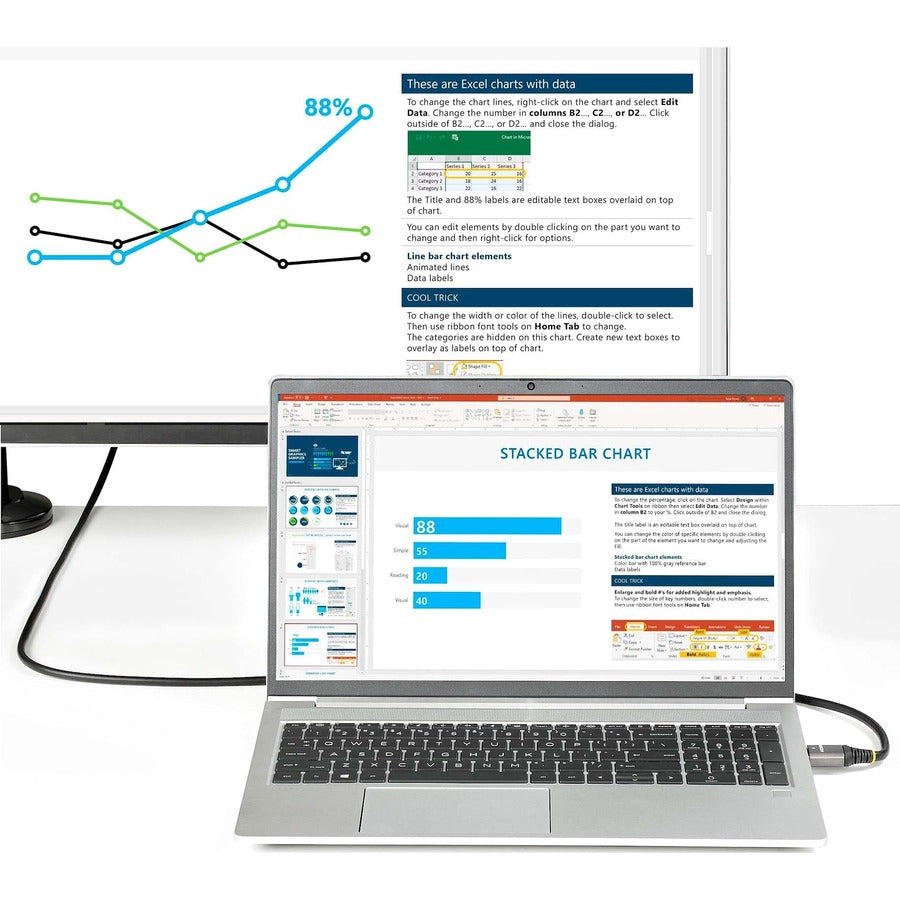 Câble HDMI 2.0 certifié de qualité supérieure StarTech.com de 3 m, câble HDMI haute vitesse Ultra HD 4K 60 Hz avec Ethernet, HDR10, cordon de moniteur HDMI UHD HDMMV3M