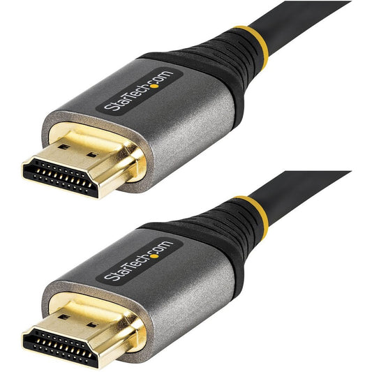 Câble HDMI 2.0 certifié de qualité supérieure StarTech.com de 2 m (6 pi), câble HDMI haute vitesse Ultra HD 4K 60 Hz avec Ethernet, HDR10, cordon de moniteur HDMI UHD HDMMV2M