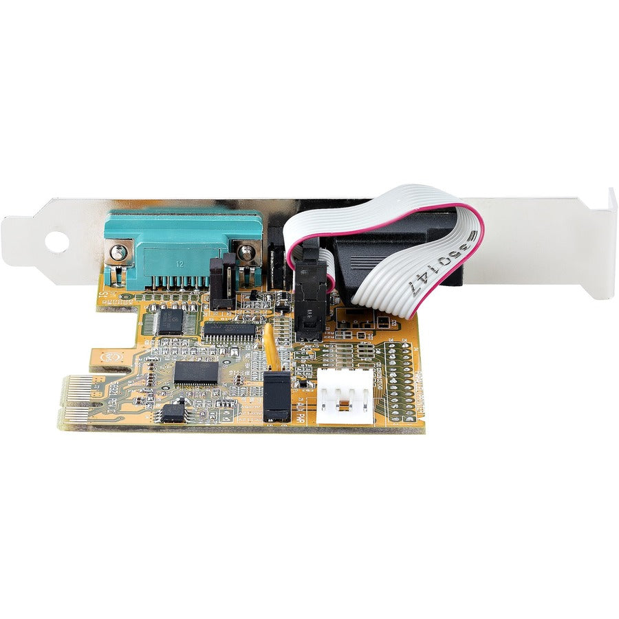 StarTech.com Carte série PCI Express à 2 ports, carte série double port PCIe vers RS232 (DB9), UART 16C1050, rétention COM, Windows et Linux 21050-PC-SERIAL-CARD
