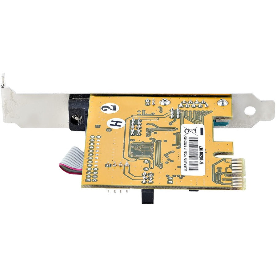 StarTech.com Carte série PCI Express à 2 ports, carte série double port PCIe vers RS232 (DB9), UART 16C1050, rétention COM, Windows et Linux 21050-PC-SERIAL-CARD