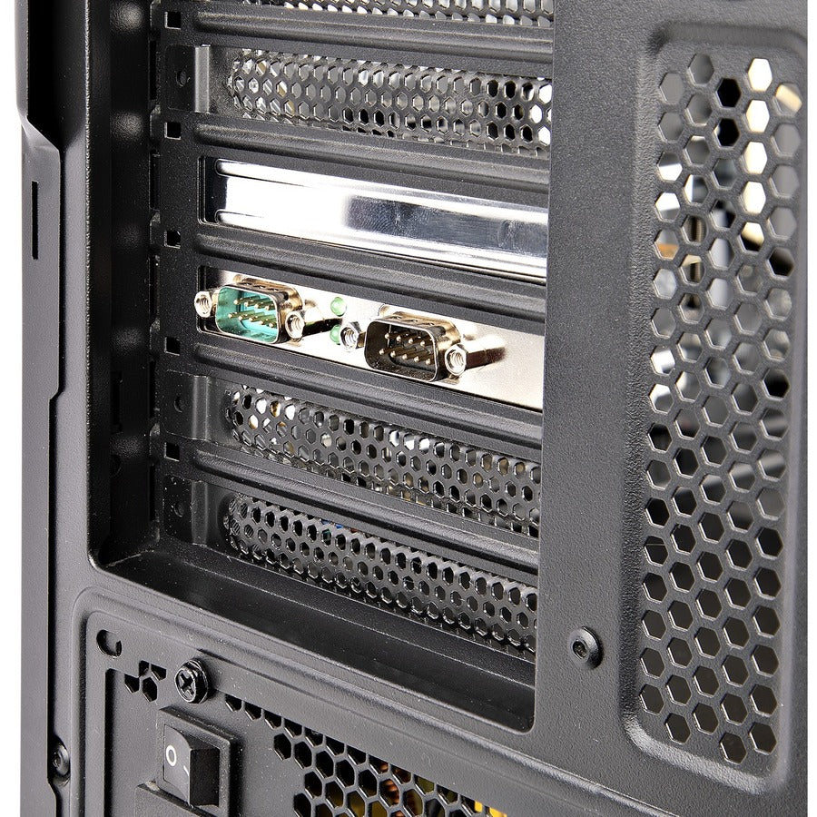 StarTech.com Carte série PCI Express à 2 ports, carte série double port PCIe vers RS232 (DB9), UART 16C1050, rétention COM, Windows et Linux 21050-PC-SERIAL-CARD