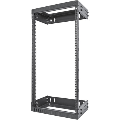 StarTech.com Rack réseau mural robuste à 2 montants 21U, rack serveur à cadre ouvert de 19 pouces avec profondeur réglable, rack de données pour équipement informatique ~ RACK-21U-20-WALL-OA