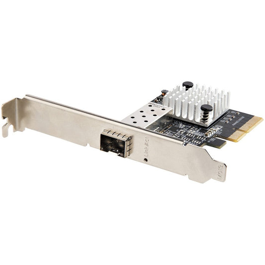 StarTech.com Carte PCIe SFP+ 10G, Adaptateur réseau à port SFP+ unique, SFP+ ouvert pour modules/câbles compatibles MSA, Carte réseau PCIe 10 Gigabit PEX10GSFP