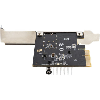 StarTech.com Carte PCIe SFP+ 10G, Adaptateur réseau à port SFP+ unique, SFP+ ouvert pour modules/câbles compatibles MSA, Carte réseau PCIe 10 Gigabit PEX10GSFP