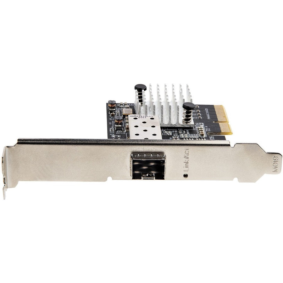 StarTech.com Carte PCIe SFP+ 10G, Adaptateur réseau à port SFP+ unique, SFP+ ouvert pour modules/câbles compatibles MSA, Carte réseau PCIe 10 Gigabit PEX10GSFP