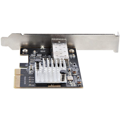 StarTech.com Carte PCIe SFP+ 10G, Adaptateur réseau à port SFP+ unique, SFP+ ouvert pour modules/câbles compatibles MSA, Carte réseau PCIe 10 Gigabit PEX10GSFP