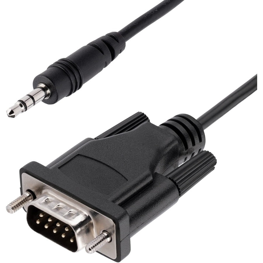 Câble série DB9 vers 3,5 mm de StarTech.com de 1 m pour la configuration des périphériques série, RS232 DB9 mâle vers 3,5 mm pour l'étalonnage via la prise audio 9M351M-RS232-CABLE