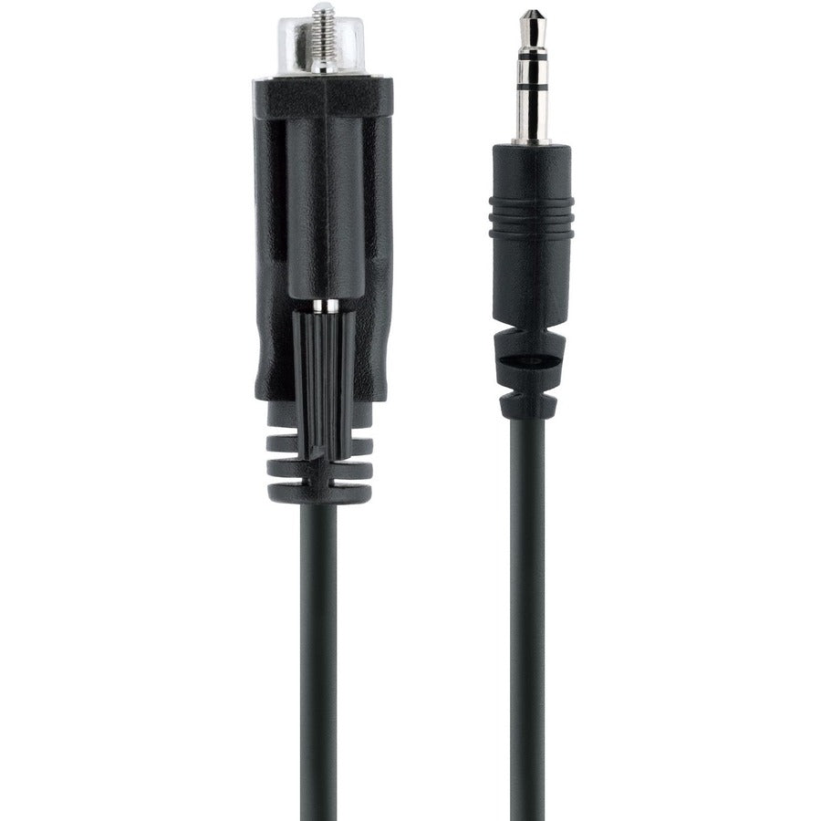 Câble série DB9 vers 3,5 mm de StarTech.com de 1 m pour la configuration des périphériques série, RS232 DB9 mâle vers 3,5 mm pour l'étalonnage via la prise audio 9M351M-RS232-CABLE