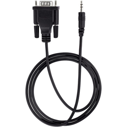 Câble série DB9 vers 3,5 mm de StarTech.com de 1 m pour la configuration des périphériques série, RS232 DB9 mâle vers 3,5 mm pour l'étalonnage via la prise audio 9M351M-RS232-CABLE