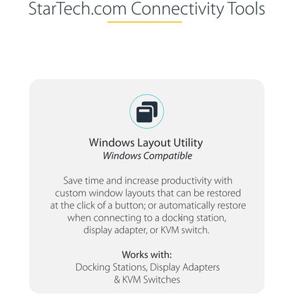 StarTech.com 2-Port USB-C MST Hub, Dual-DisplayPort up to 4K 60Hz w/ DP 1.4 Alt Mode & DSC, Multi-Monitor Adapter/Splitter, Windows Only MST14CD122DP