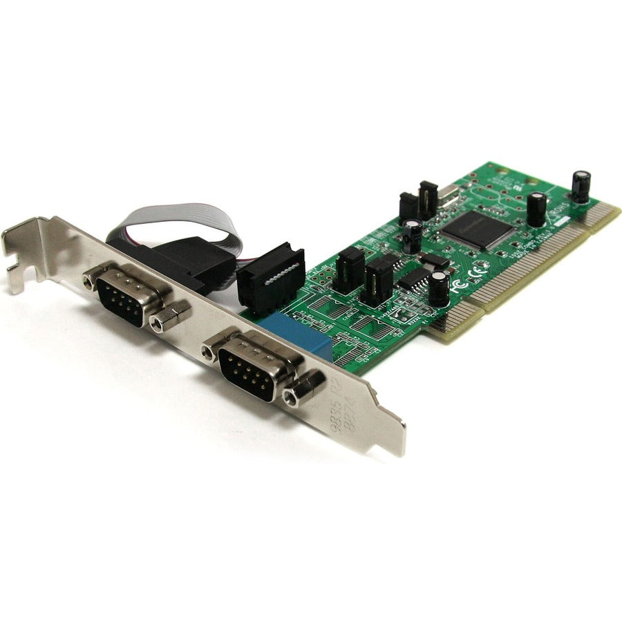 StarTech.com Carte adaptateur série PCI RS422/485 à 2 ports avec UART 161050 PCI2S4851050