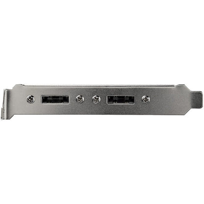 StarTech.com Support de plaque pour connecteur SATA vers eSATA à 2 ports - Panneau interne ATA série vers externe - ATA série 7 broches - ATA série externe 7 broches ESATAPLATE2
