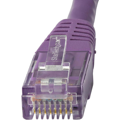 Câble Ethernet CAT6 StarTech.com de 1,8 m - Gigabit moulé violet - 100 W PoE UTP 650 MHz - Cordon de raccordement de catégorie 6 Câblage certifié UL/TIA C6PATCH6PL