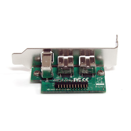 Adaptateur de carte FireWire Mini PCI Express 3 ports 2b 1a 1394 StarTech.com MPEX1394B3