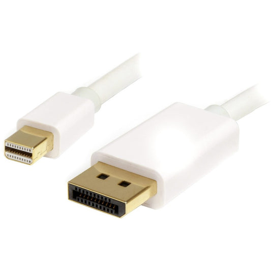 StarTech.com Câble Mini DisplayPort vers DisplayPort 1.2 de 1 m (3 pi), câble adaptateur mDP vers DisplayPort 4K x 2K, câble Mini DP vers DP pour moniteur MDP2DPMM1MW