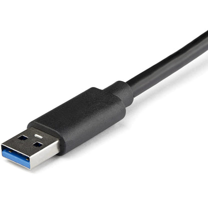 Adaptateur réseau StarTech.com USB 3.0 vers Gigabit Ethernet double port avec port USB USB32000SPT
